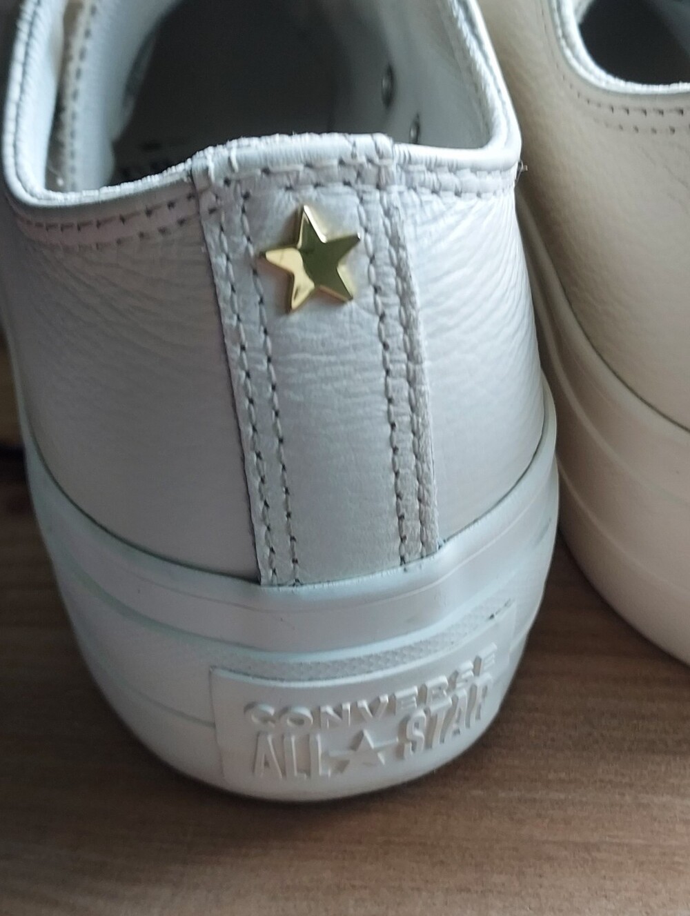 Converse Chuck Taylor All Star Plarform Low Top/ White/ Women's Size 7 - Picture 13 of 13
